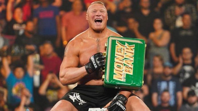 Brock Lesnar is the current holder of the MITB briefcase