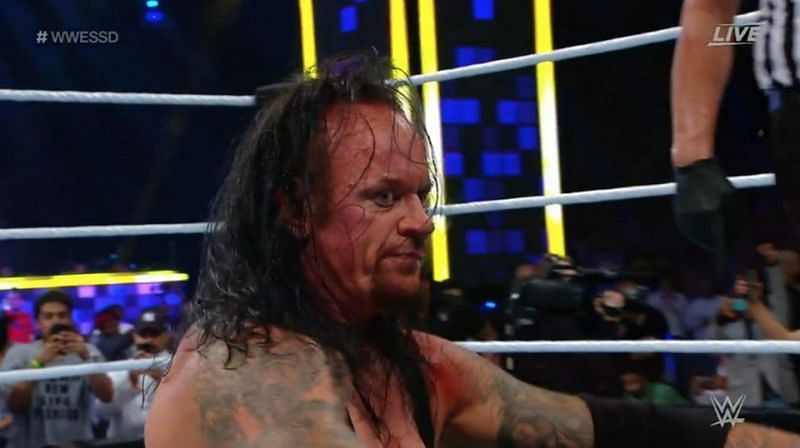 The Undertaker&#039;s face after pinning Goldberg said it all