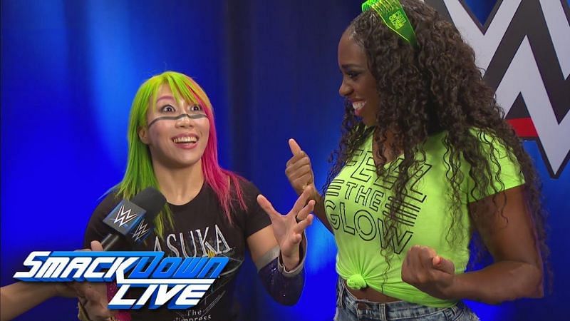 Naomi fell in love with wrestling after coming to a live event