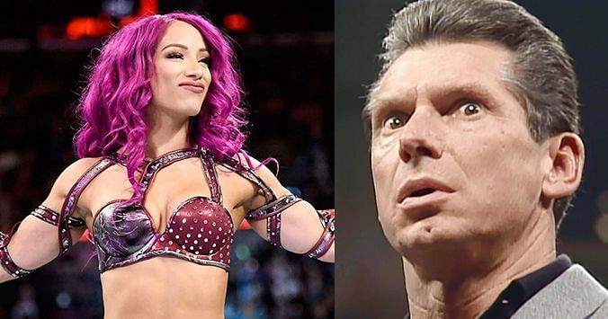 Sasha Banks and Vince