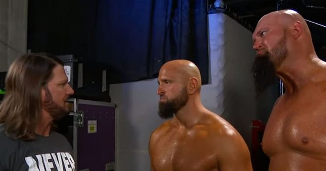 WWE News: Things get serious between AJ Styles and Gallows & Anderson backstage during Raw