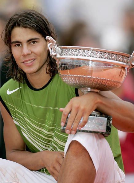 Nadal won the 1st of his 11 French Open titles in 2005
