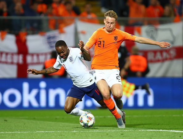 Frenkie de Jong displayed excellent composure on the ball