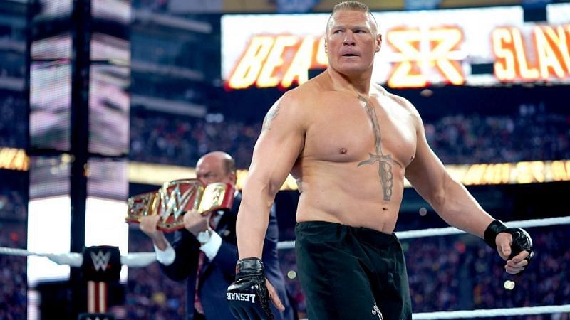 Brock Lesnar at WrestleMania 35