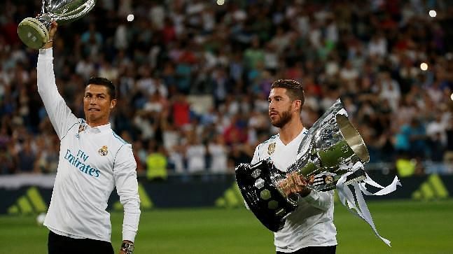 Ronaldo and Ramos have played together in Real Madrid for nine years.
