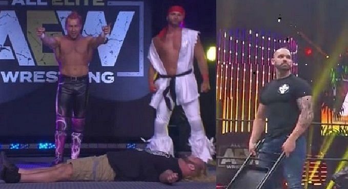 aew wrestling last night