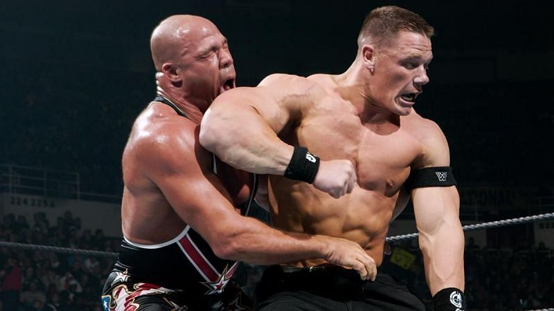 Kurt Angle vs John Cena