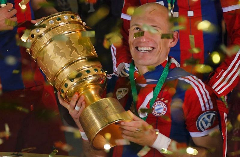 Arjen Robben denied Dortmund another title in 2014