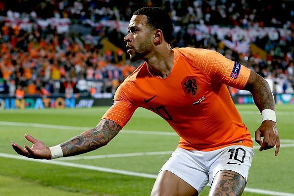 Depay played a part in all the goals scored by his team
