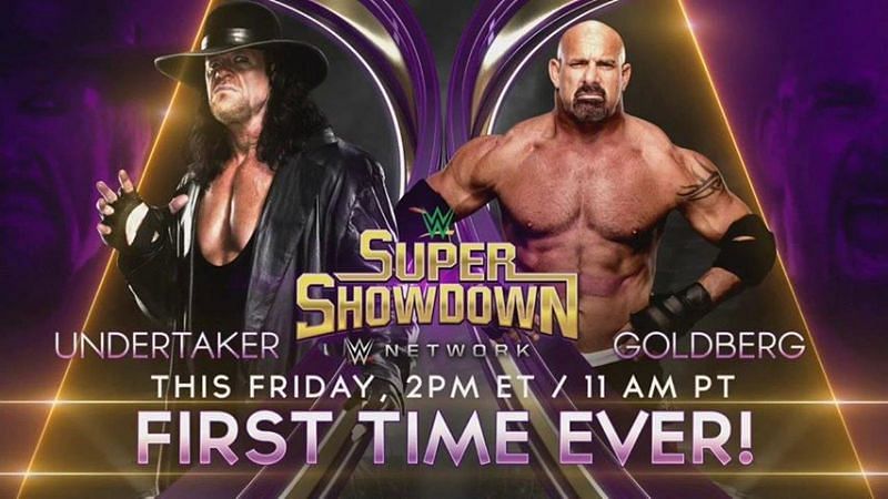 WWE Super ShowDown: The Undertaker vs Goldberg