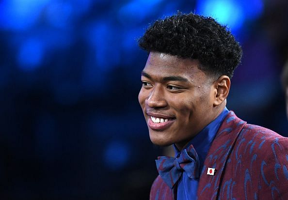 Rui Hachimura became the first Japan-born player to be drafted in the NBA