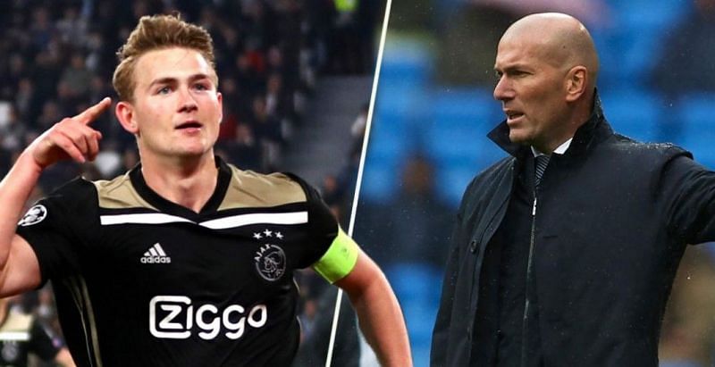Zidane is reportedly interested in bringing De Ligt to Santiago Bernabeu