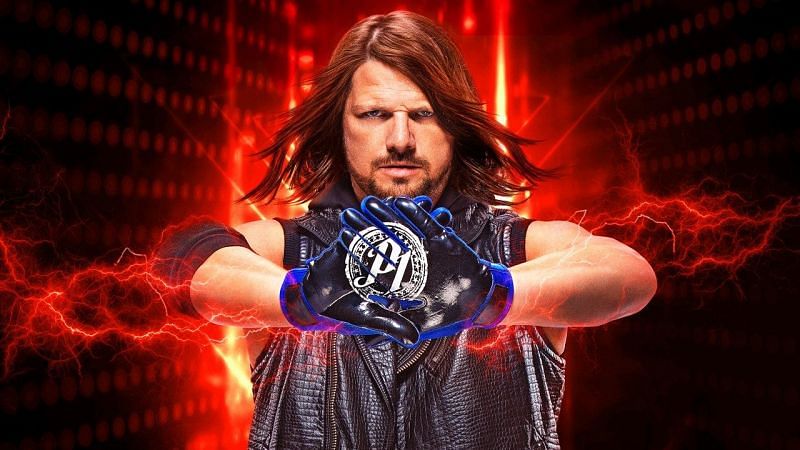 AJ Styles on the cover of WWE 2K19