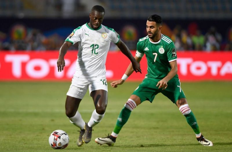 Riyad Mahrez was a constant threat for Senegal.