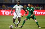 Riyad Mahrez was a constant threat for Senegal.