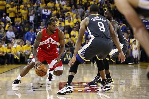 Leonard was in fantastic form for the Raptors in Game 4