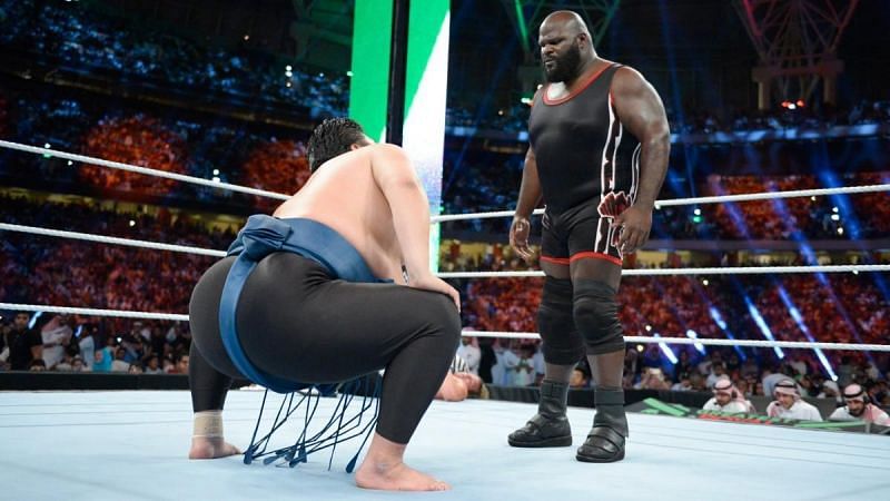 Mark Henry at Greatest Royal Rumble last year