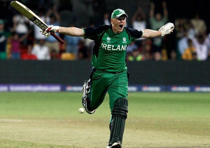 Kevin O&#039;Brien scored the fastest 100 in World Cup history against England in 2011