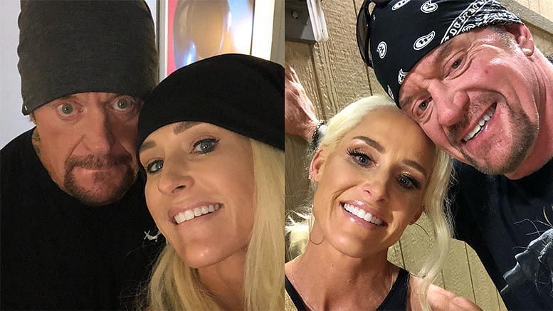 Michelle McCool with The Undertaker