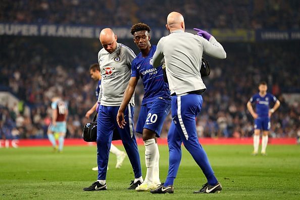 Callum Hudson-Odoi ruptured his Achilles tendon in an April game against Burnley