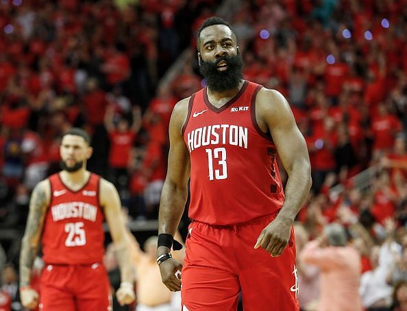 James Harden scored 30 or more points in 32 straight games this season