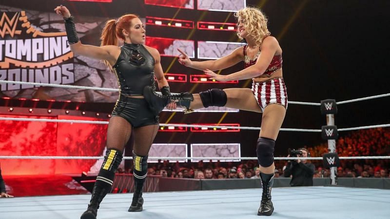 Match two between &#039;the Man&#039; and Lacey Evans was almost the same as the first showdown