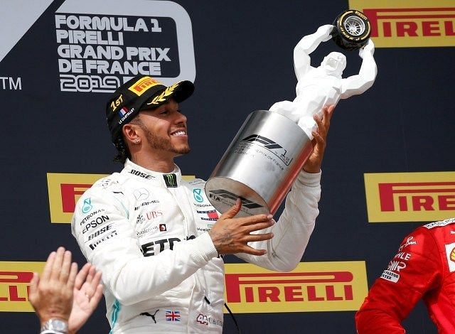 It looks like a comfortable route to title No.6 for Lewis and Mercedes