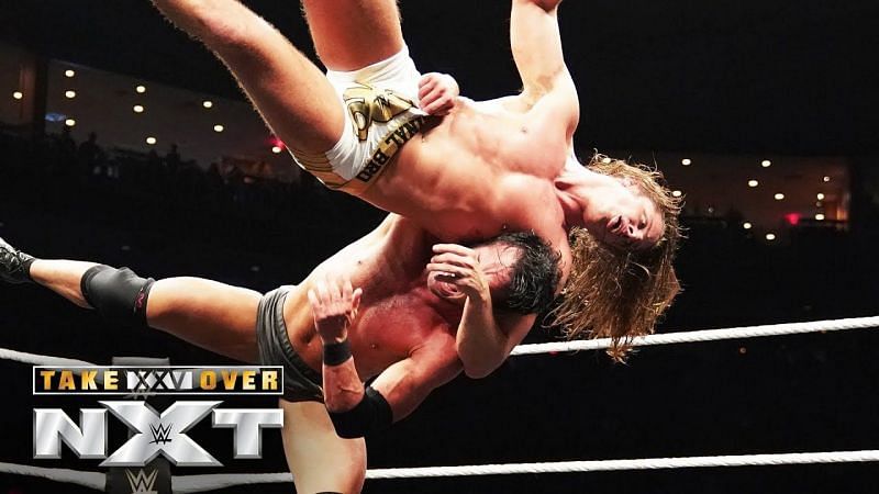 Matt Riddle and Roderick Strong faced off in the only non-title match of NXT Takeover: XXV.