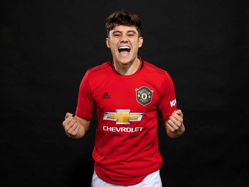 Daniel James was unveiled as a Manchester United player on June 12