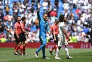 Keylor Navas acknowledged the Madrid fans probably for the last time.
