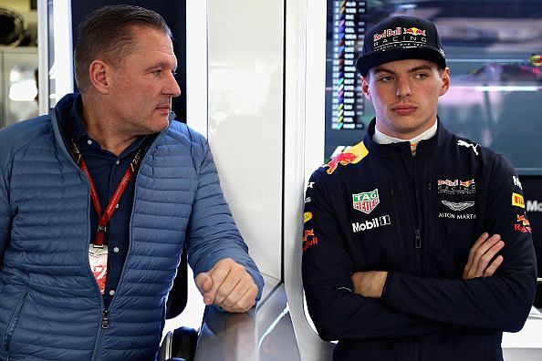 Max and Joe Verstappen from The Netherlands