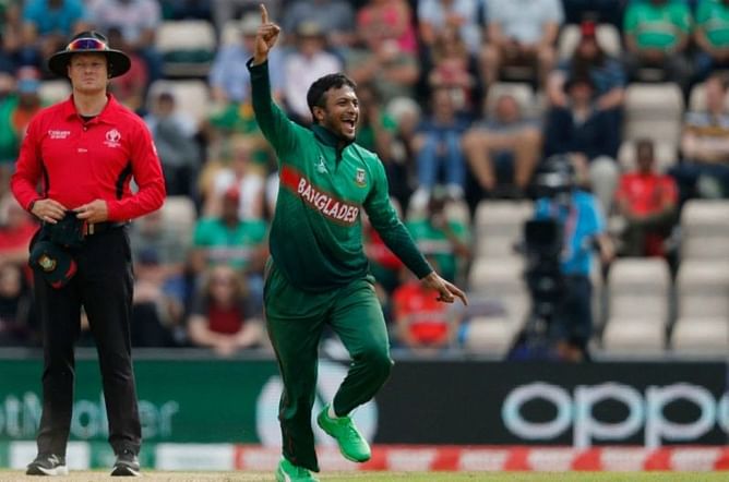 World Cup 2019: Shakib Al Hasan becomes 2nd player in tournament history to register a 50 and a 5-wicket haul in the same match