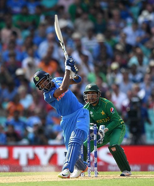 Pandya&#039;s hitting skills were on full display against Pakistan in the CT17 final