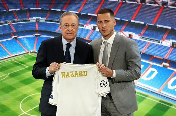 The club signed Eden Hazard from Chelsea for almost &acirc;&not;105mn.