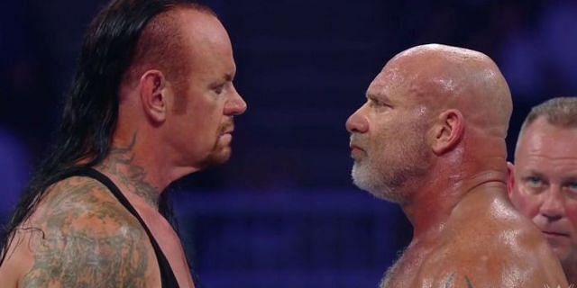 Why did things get heated between Goldberg and The Undertaker?