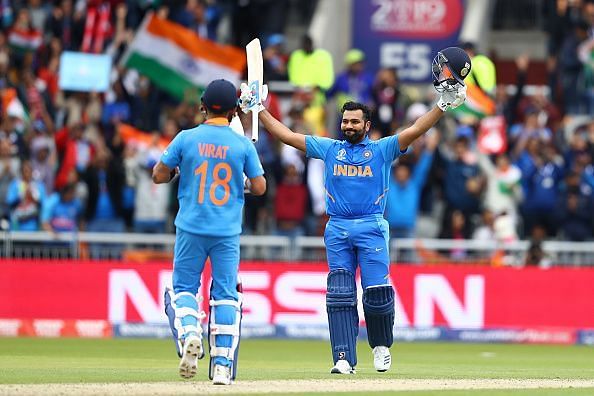Rohit Sharma scored his 24th ODI hundred in the match.