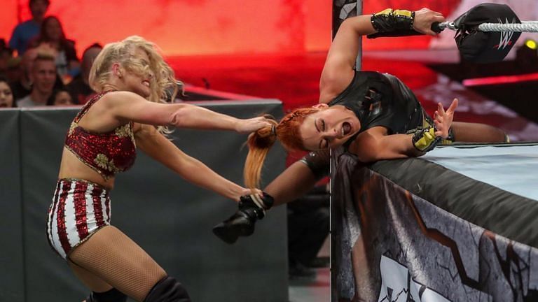 Lacey Evans didn&#039;t have any issues in the main event