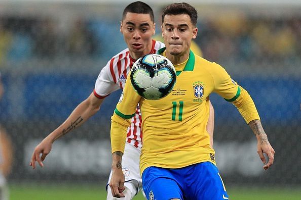 Coutinho&#039;s form with Brazil goes in contrast with his Barcelona struggles