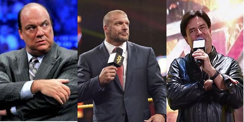 Heyman, Triple H, and Bischoff