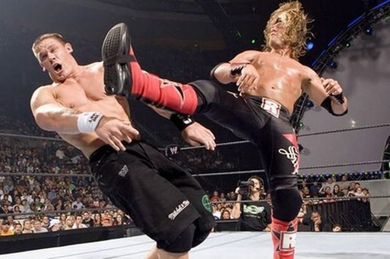 Cena and Edge would battle for years over the WWE and World Heavyweight Championships.