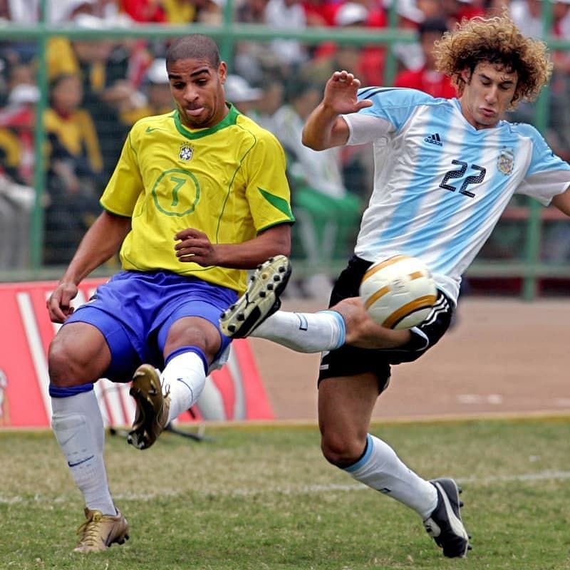 Adriano was Brazil's star in the tournament