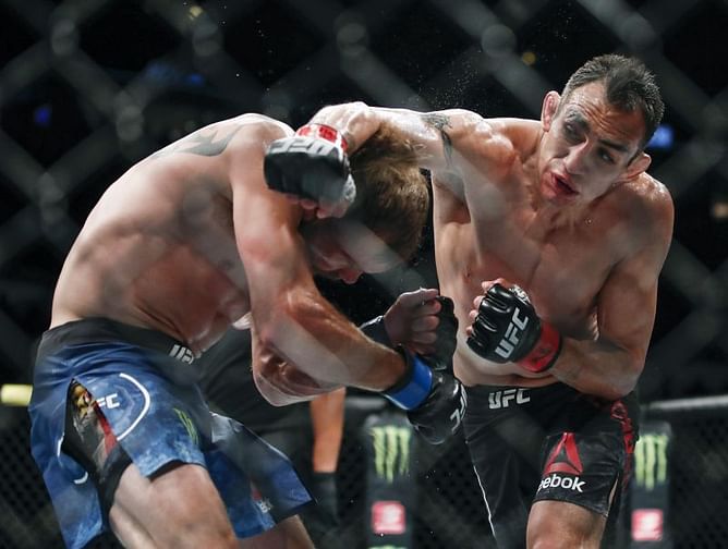 Ferguson beat Cerrone by TKO in lightweight fight at UFC 238