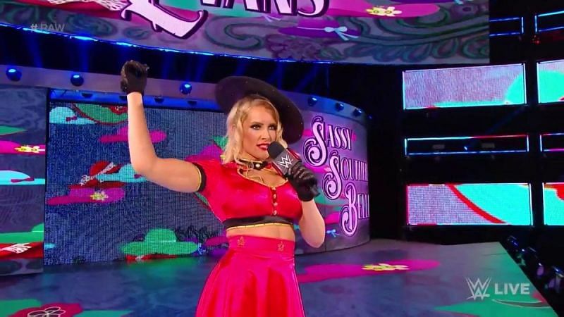 Lacey Evans got a little saucy on her way to the ring this week