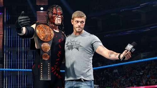 Kane and Edge are the best of buddies behind the scenes, and sometimes on-screen too!