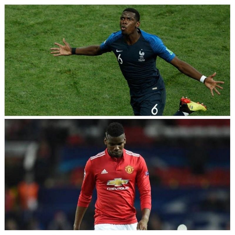Pogba has flattered to deceive in &#039;red&#039; as against in&#039;blue&#039;