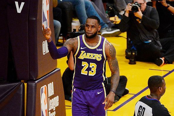 LeBron James headed to the Lakers last summer