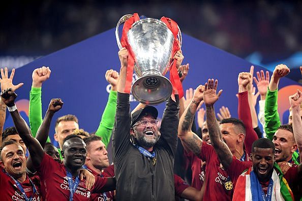 Klopp guides Liverpool to their sixth Champions League title.
