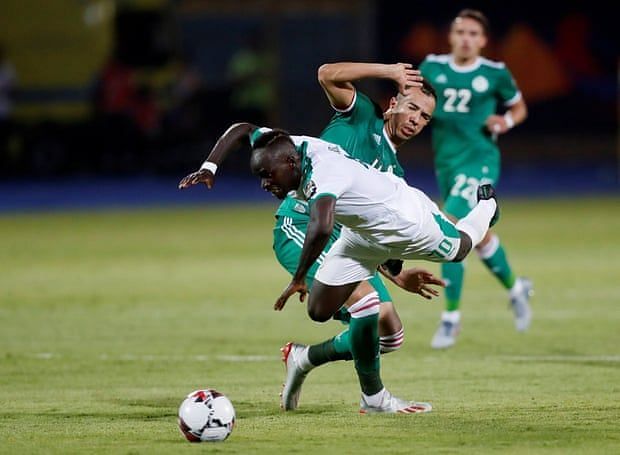 Algeria adopted a no-nonsense policy when it came to defending.