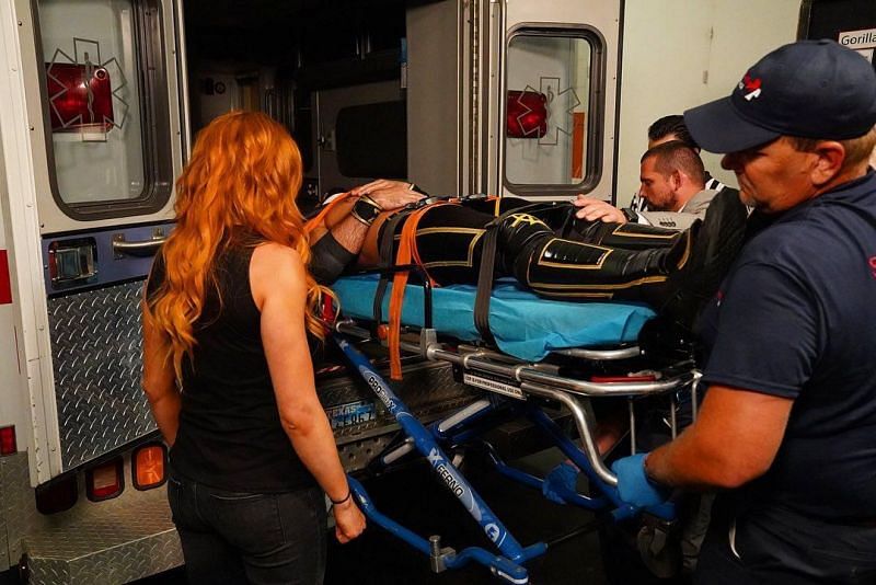 Becky Lynch and Seth Rollins interacted on-screen for the first time