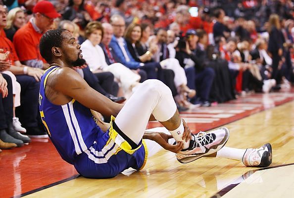 Kevin Durant&#039;s season reached a premature end in Game 5 of the NBA Finals
